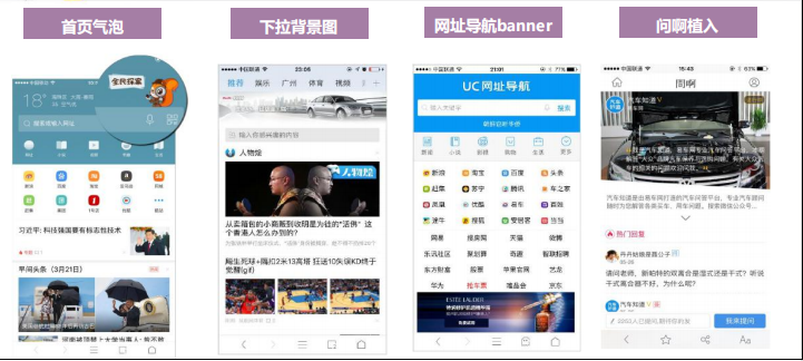 UC广告投放：品牌定制资源广"告位